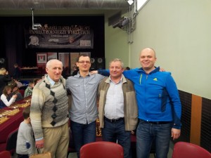 Od lewej Jerzy WALTER Wiesław MAJEWSKI Jerzy PAWEŁCZAK Marcin JANUSZ