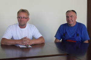 A. Kurek (z lewej) i Sylwester Nowicki