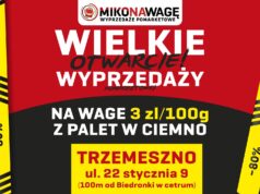 Wyprzedaż pomarketowa na wagę, 6 i 7 marca w Trzemesznie!