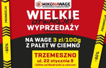 Wyprzedaż pomarketowa na wagę, 6 i 7 marca w Trzemesznie!