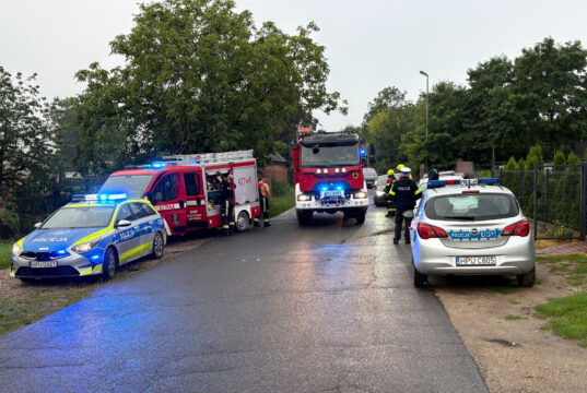 Zderzenie dwóch aut w Kozłowie