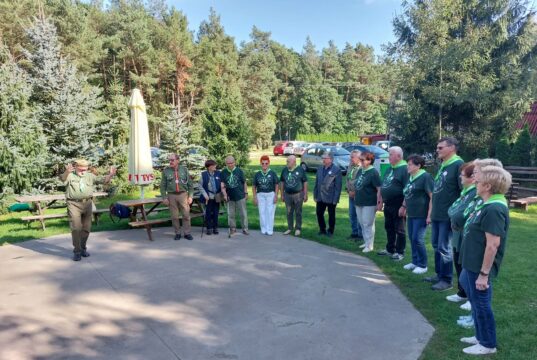 Seniorzy harcerscy na zlocie. Wspominali Akademię Trzemeszeńską